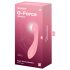 Satisfyer G-Force - akumulatorowy, wodoodporny wibrator punktu G (różowy)