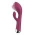 Satisfyer Spinning Rabbit 1 - Obrotowy wibrator z wirującą dźwignią (czerwony) 