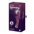 Satisfyer Spinning Rabbit 1 - Obrotowy wibrator z wirującą dźwignią (czerwony) 