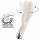 Satisfyer Spinning Rabbit 1 - wibrator z obrotową dźwignią (beżowy) 