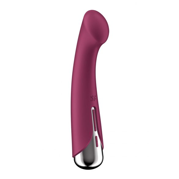 Satisfyer Spinning G-Spot 1 - Wibrator punktu G z obrotową główką (czerwony) 