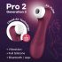 Satisfyer Pro 2 Gen3 - inteligentny, ładowalny stymulator łechtaczki z falami powietrza (bordowy) 