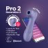 Satisfyer Pro 2 Gen3 - inteligentny, ładowalny stymulator łechtaczki z falami powietrza (fioletowy) 