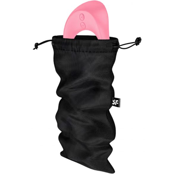 Satisfyer Treasure Bag M - torba do przechowywania zabawek erotycznych - średnia (czarna) 