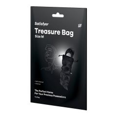   Satisfyer Treasure Bag M - torba do przechowywania zabawek erotycznych - średnia (czarna)