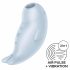 Satisfyer Seal You Soon - ładowalny stymulator łechtaczki z falami powietrza (niebieski) 