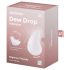 Satisfyer Dew Drop - akumulatorowy, wodoodporny wibrator łechtaczkowy (biały)