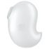 Satisfyer Cutie Ghost - akumulatorowy stymulator łechtaczki z falą powietrza (biały)