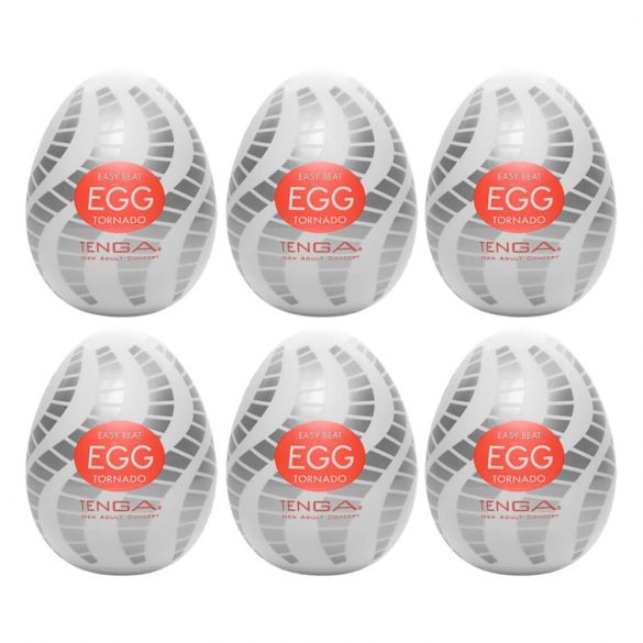 TENGA Egg Tornado - jajko do masturbacji (6 sztuk) 