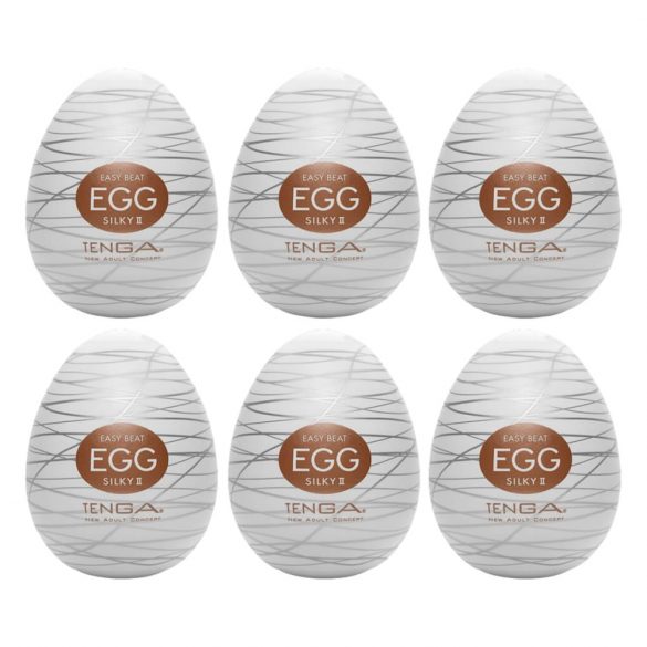 TENGA Egg Silky II - jajko do masturbacji (6 sztuk) 