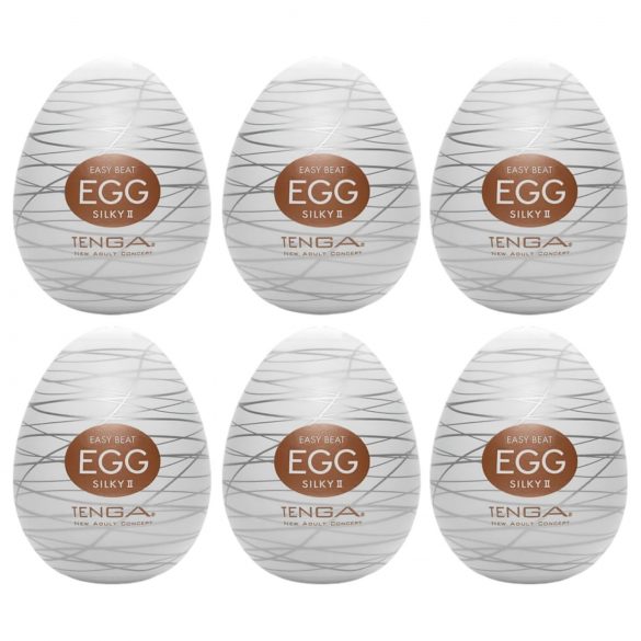 TENGA Egg Silky II - jajko masturbacyjne (6 sztuk)