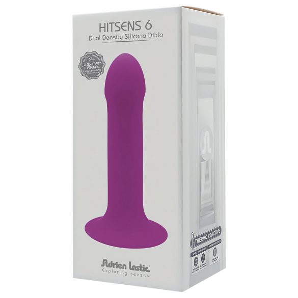 Adrien Lastic Hitsens 6 - Dildo termo reaktywne (fioletowe)