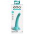 Dillio Curious Five - silikonowy dildo z przyssawką (15 cm) - turkusowy