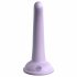 Dillio Curious Five - lepkie silikonowe dildo (15 cm) - fioletowe 