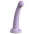 Dillio Secret Explorer - przyssawkowy dildo z żołędziem (17cm) - fioletowy