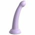 Dillio Secret Explorer - akrylowe dildo z zaciskiem (17 cm) - fioletowe 