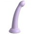 Dillio Secret Explorer - przyssawkowy dildo z żołędziem (17cm) - fioletowy