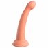 Dillio Secret Explorer - akrylowe dildo z zaciskiem (17 cm) - pomarańczowy 