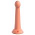 Dillio Secret Explorer - akrylowe dildo z zaciskiem (17 cm) - pomarańczowy 