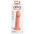 Dillio Big Hero - lepkie silikonowe dildo (17 cm) - pomarańczowy 