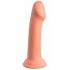 Dillio Big Hero - lepkie silikonowe dildo (17 cm) - pomarańczowy 