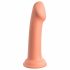 Dillio Big Hero - lepkie silikonowe dildo (17 cm) - pomarańczowy 