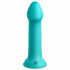 Dillio Big Hero - silikonowe dildo z lepkimi palcami (17 cm) - turkusowy 