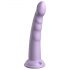 Dillio Slim Seven - fioletowy stymulujący dildo z przyssawką (20cm)