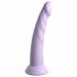 Dillio Slim Seven - dildo stymulujące żołądź z zaciskiem (20 cm) - fioletowy 