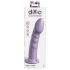 Dillio Super Eight - silikonowy dildo z przyssawką (21 cm) - fioletowy