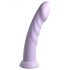 Dillio Super Eight - silikonowy dildo z przyssawką (21 cm) - fioletowy