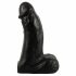 Realistixxx Real Giant - giga dildo z jądrami - 22 cm (czarny) 