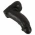 Realistixxx Real Giant - giga dildo z jądrami - 22 cm (czarny) 