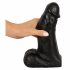 Realistixxx Real Giant - giga dildo z jądrami - 22 cm (czarny) 