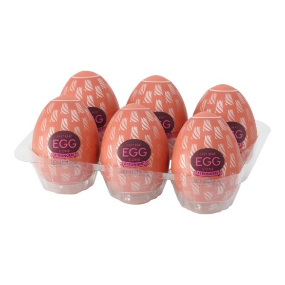 TENGA Egg Cone Stronger - jajko do masturbacji (6 sztuk) 