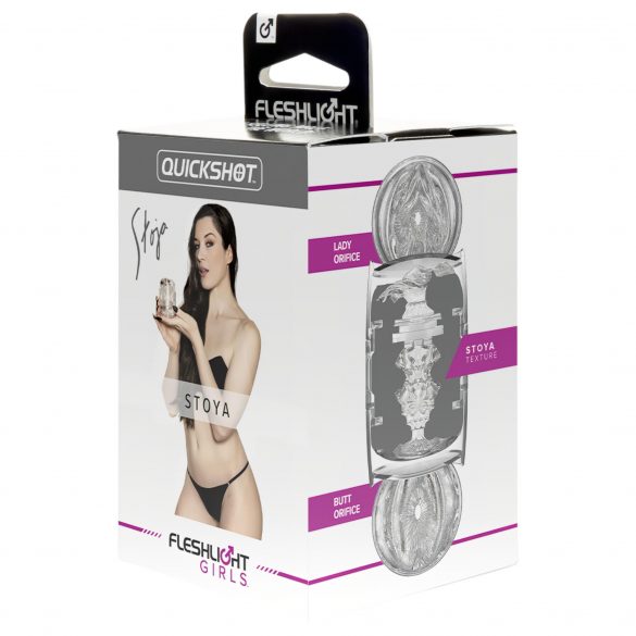 Fleshlight Quickshot Stoya - masturbator podróżny (przezroczysty)