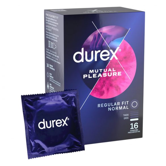 Durex Mutual Pleasure – opóźniające prezerwatywy (16 sztuk)