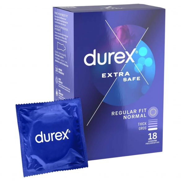 Durex Extra Safe - bezpieczne prezerwatywy (18 sztuk) 