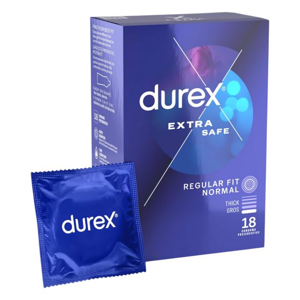 Durex Extra Safe - bezpieczne prezerwatywy (18 szt.)