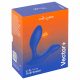 We-Vibe Vector+ - ładowalny, wodoodporny, inteligentny wibrator analny (niebieski) 