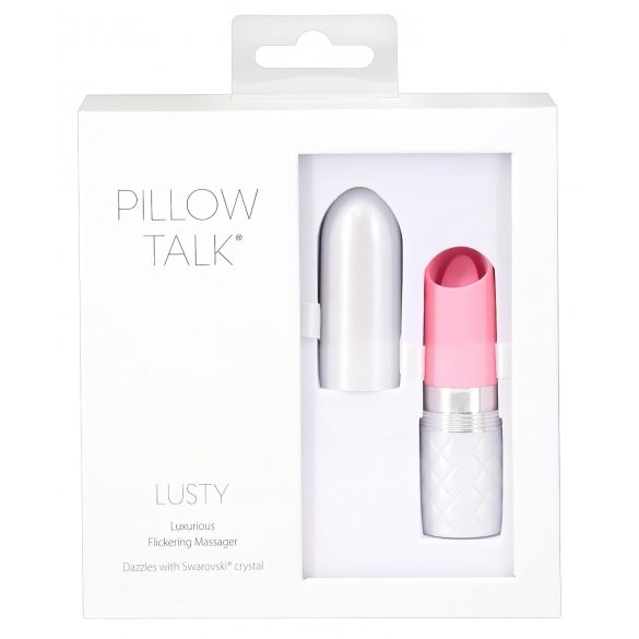 Pillow Talk Lusty - wibrator językowy (różowy)