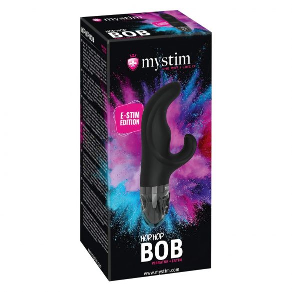 Mystim Hop Hop Bob E-Stim - wibrator elektro (czarny)