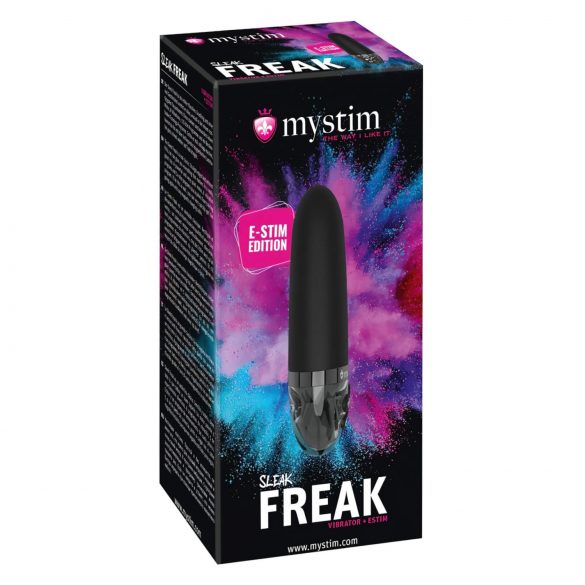 Mystim Sleak Freak E-Stim – akumulatorowy elektro-wibrator (czarny)