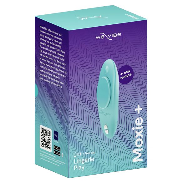 We-Vibe Moxie+ - bezprzewodowy, inteligentny wibrator łechtaczkowy (turkusowy)