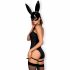 Obsessive OB7008 Sexy Bunny - kostium króliczka (czarny) 