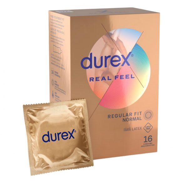 Durex Real Feel - prezerwatywy bez lateksu (16 szt.)