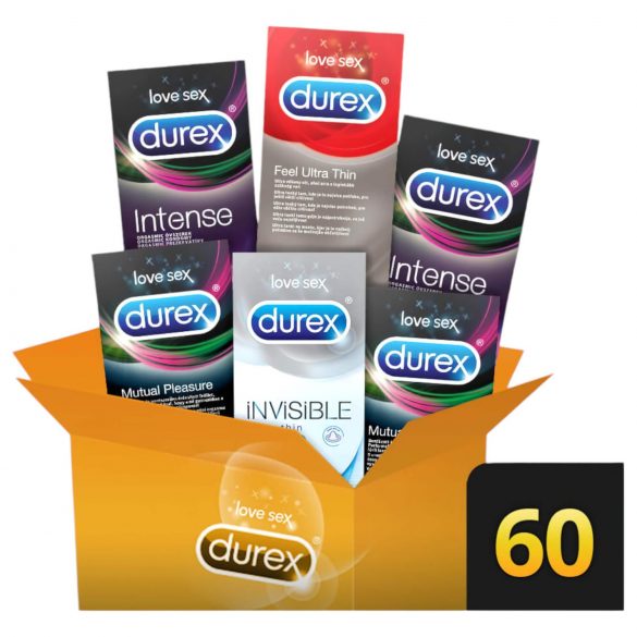 Durex Premium - extra przyjemność opakowanie prezerwatyw (6 x 10 sztuk)