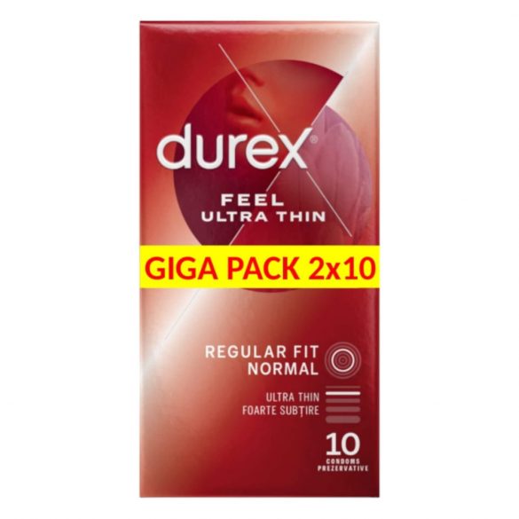 Prezerwatywy Durex Feel Ultra Thin - Ultra Life (2x10 sztuk) 