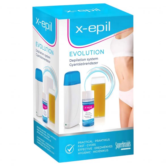 X-Epil Evolution - zestaw do depilacji woskiem 