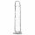 Addiction Crystal - dildo z przyssawką (przezroczyste) - 18 cm